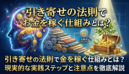 引き寄せの法則でお金を稼ぐ仕組みとは？現実的な実践ステップと注意点を徹底解説