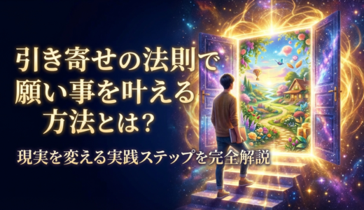 引き寄せの法則で願い事を叶える方法とは？現実を変える実践ステップを完全解説