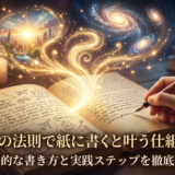 引き寄せの法則で紙に書くと叶う仕組みとは？効果的な書き方と実践ステップを徹底解説