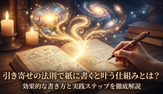 引き寄せの法則で紙に書くと叶う仕組みとは？効果的な書き方と実践ステップを徹底解説