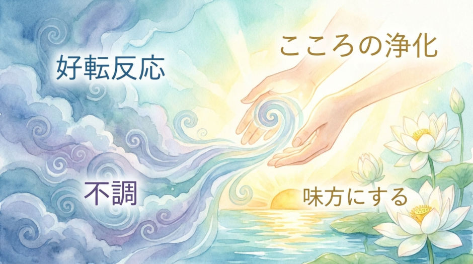 こころを浄化して好転反応を味方にする方法｜不調の意味と安全な向き合い方を解説