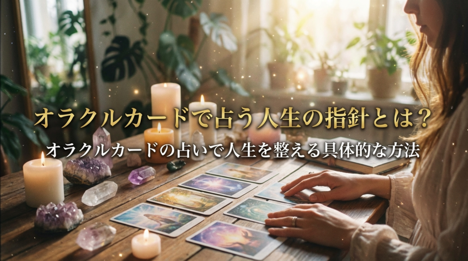 オラクルカードで占う人生の指針とは？オラクルカードの占いで人生を整える具体的な方法