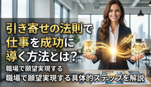 引き寄せの法則で仕事を成功に導く方法とは？職場で願望実現する具体的ステップを解説