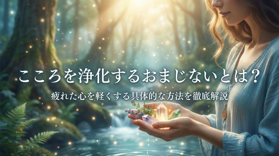 こころを浄化するおまじないとは？疲れた心を軽くする具体的な方法を徹底解説
