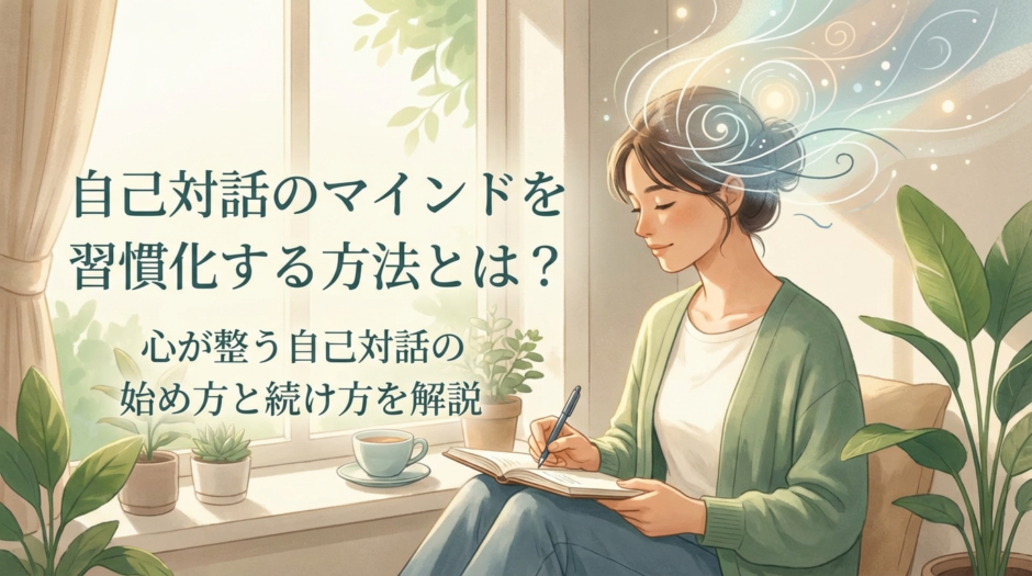 自己対話のマインドを習慣化する方法とは？心が整う自己対話の始め方と続け方を解説