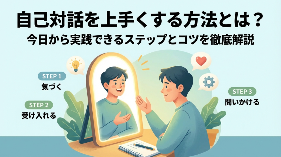 自己対話を上手くする方法とは？今日から実践できるステップとコツを徹底解説