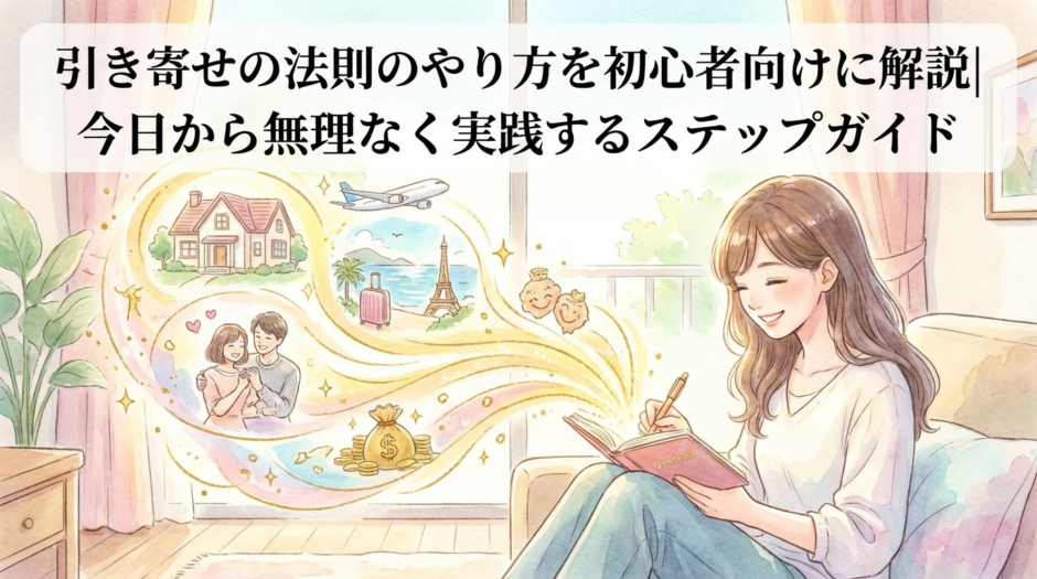引き寄せの法則のやり方を初心者向けに解説｜今日から無理なく実践するステップガイド