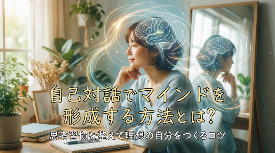 自己対話でマインドを形成する方法とは？思考習慣を整えて理想の自分をつくるコツ