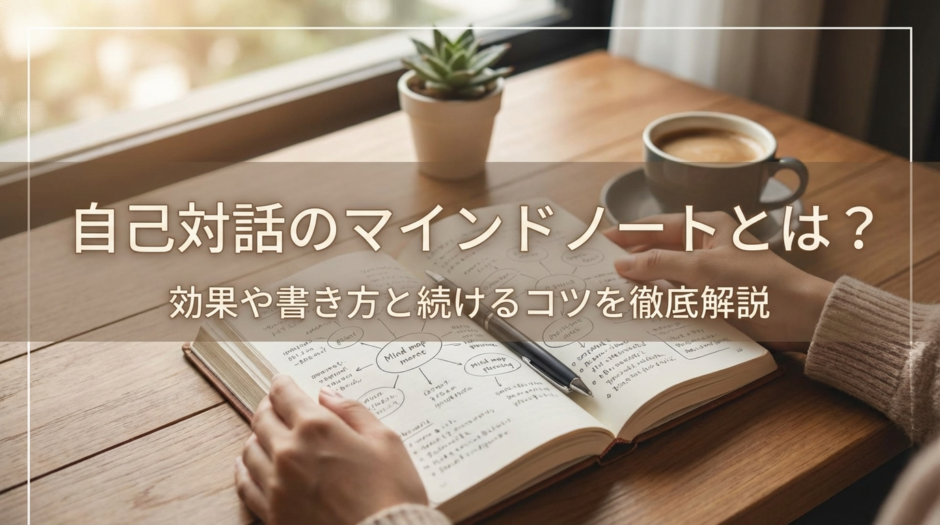 自己対話のマインドノートとは？効果や書き方と続けるコツを徹底解説