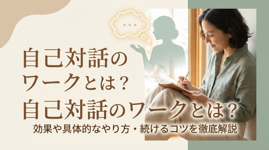 自己対話のワークとは？効果や具体的なやり方・続けるコツを徹底解説