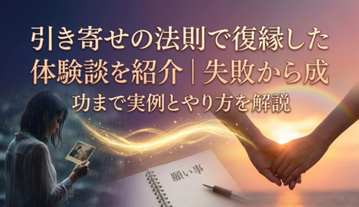 引き寄せの法則で復縁した体験談を紹介｜失敗から成功まで実例とやり方を解説
