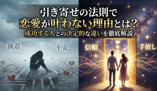 引き寄せの法則で恋愛が叶わない理由とは？成功する人との決定的な違いを徹底解説