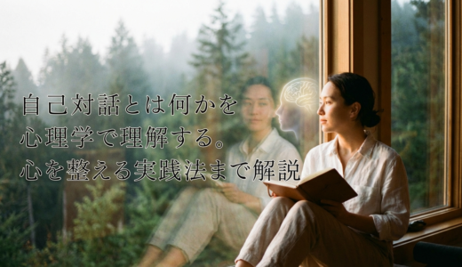 自己対話とは何かを心理学で理解する。心を整える実践法まで解説