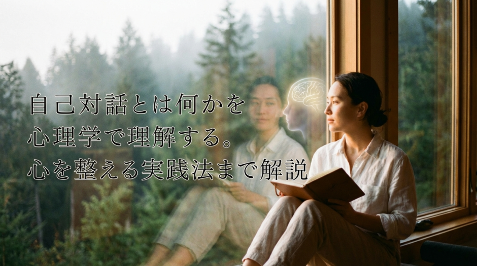 自己対話とは何かを心理学で理解する。心を整える実践法まで解説