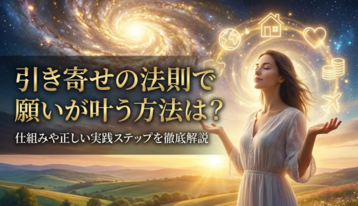 引き寄せの法則で願いが叶う方法とは？仕組みや正しい実践ステップを徹底解説