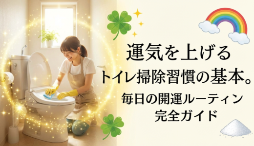 運気を上げるトイレ掃除習慣の基本。毎日の開運ルーティン完全ガイド