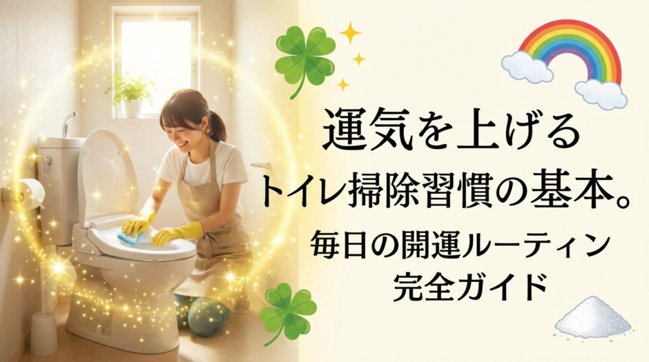 運気を上げるトイレ掃除習慣の基本。毎日の開運ルーティン完全ガイド