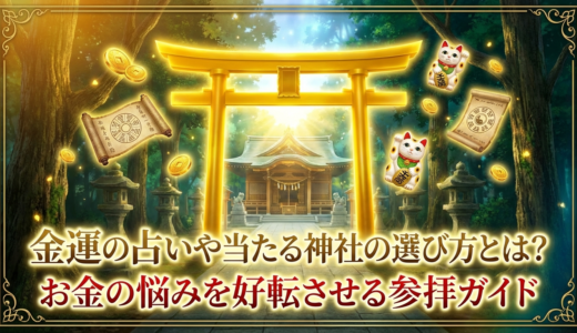 金運の占いや当たる神社の選び方とは？お金の悩みを好転させる参拝ガイド