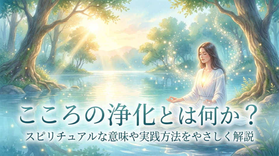 こころの浄化とは何か？スピリチュアルな意味や実践方法をやさしく解説