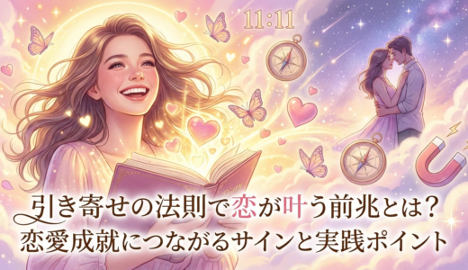 引き寄せの法則で恋が叶う前兆とは？恋愛成就につながるサインと実践ポイント
