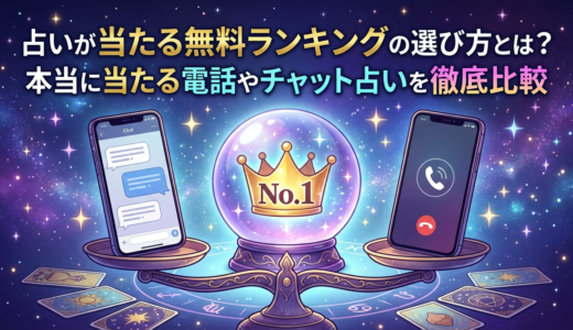占いが当たる無料ランキングの選び方とは？本当に当たる電話やチャット占いを徹底比較