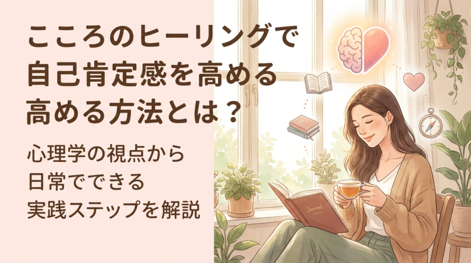 こころのヒーリングで自己肯定感を高める方法とは？心理学の視点から日常でできる実践ステップを解説