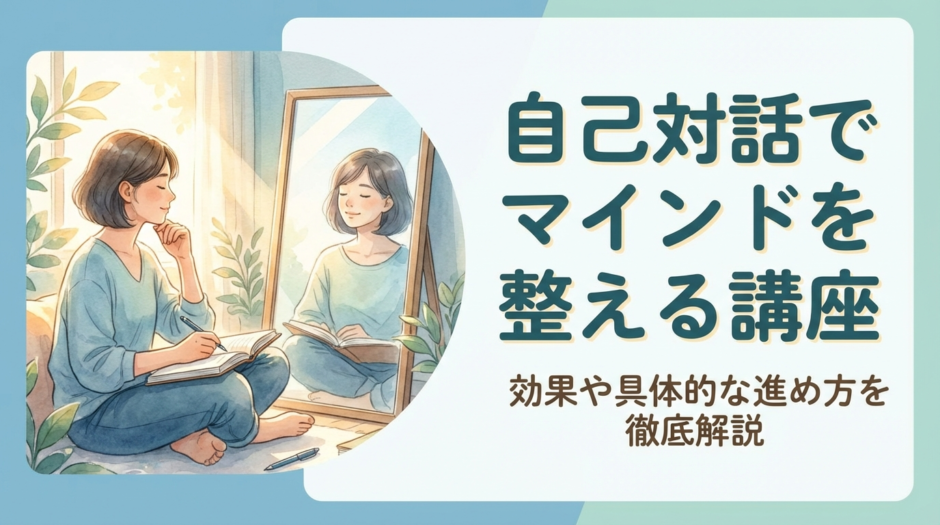 自己対話でマインドを整える講座とは？効果や具体的な進め方を徹底解説