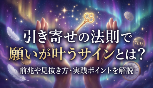 引き寄せの法則で願いが叶うサインとは？前兆や見抜き方・実践ポイントを解説