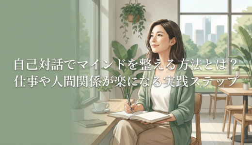 自己対話でマインドを整える方法とは？仕事や人間関係が楽になる実践ステップ