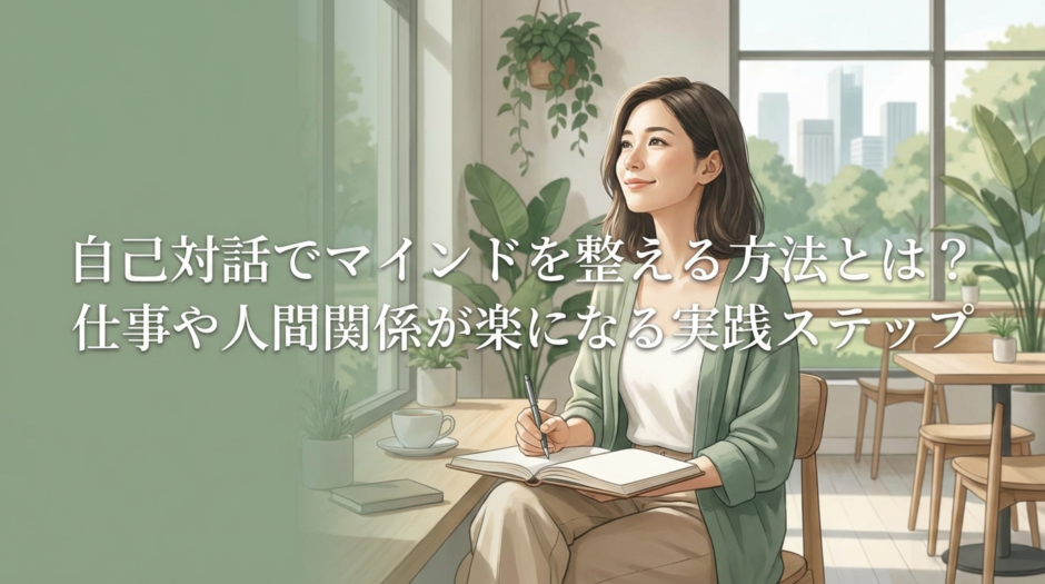 自己対話でマインドを整える方法とは？仕事や人間関係が楽になる実践ステップ