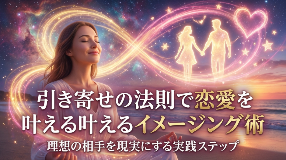 引き寄せの法則で恋愛を叶えるイメージング術｜理想の相手を現実にする実践ステップ
