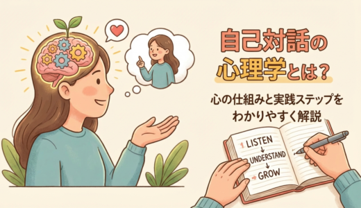 自己対話の心理学とは？心の仕組みと実践ステップをわかりやすく解説