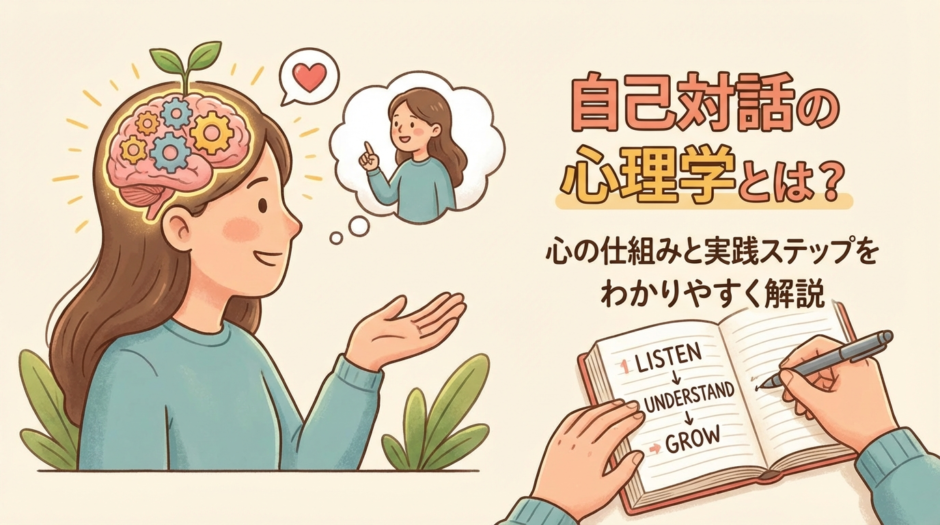 自己対話の心理学とは？心の仕組みと実践ステップをわかりやすく解説