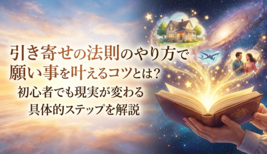 引き寄せの法則のやり方で願い事を叶えるコツとは？初心者でも現実が変わる具体的ステップを解説
