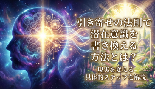 引き寄せの法則で潜在意識を書き換える方法とは？現実を変える具体的ステップを解説
