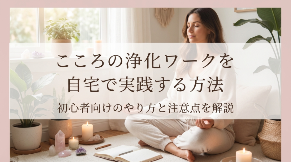 こころの浄化ワークを自宅で実践する方法｜初心者向けのやり方と注意点を解説