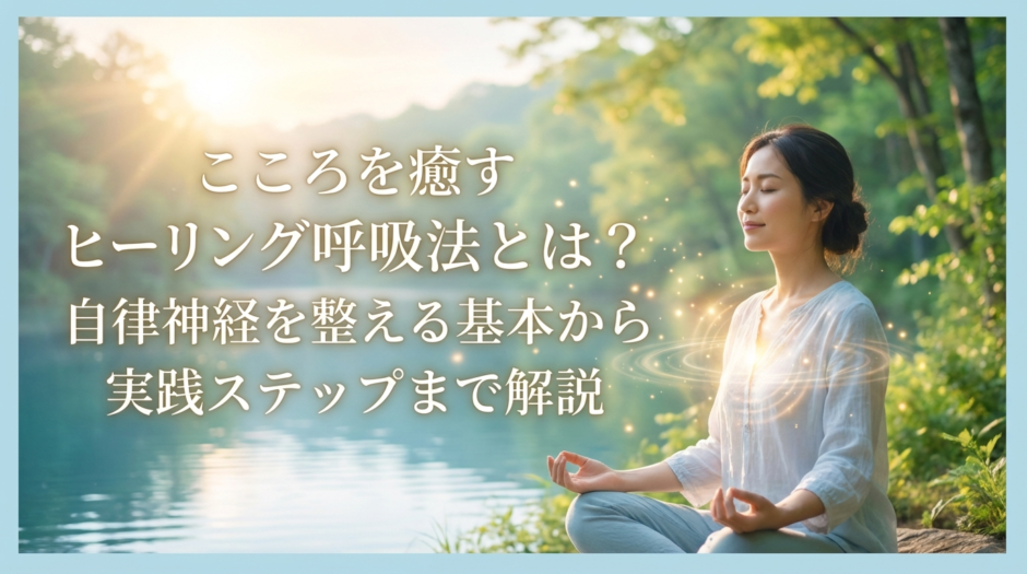 こころを癒すヒーリング呼吸法とは？自律神経を整える基本から実践ステップまで解説