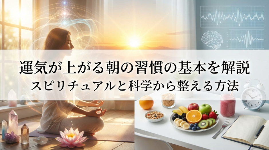 運気が上がる朝の習慣の基本を解説｜スピリチュアルと科学から整える方法