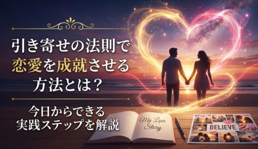 引き寄せの法則で恋愛を成就させる方法とは？今日からできる実践ステップを解説