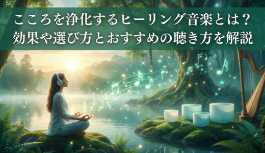 こころを浄化するヒーリング音楽とは？効果や選び方とおすすめの聴き方を解説