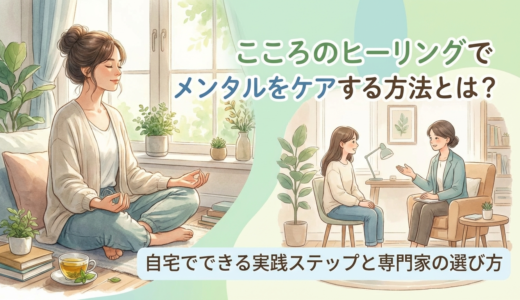 こころのヒーリングでメンタルをケアする方法とは？自宅でできる実践ステップと専門家の選び方