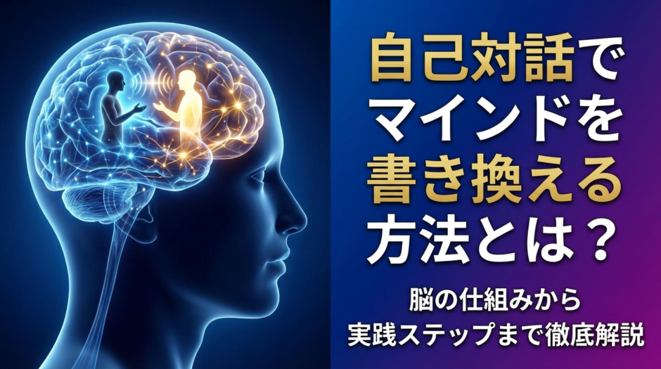 自己対話でマインドを書き換える方法とは？脳の仕組みから実践ステップまで徹底解説