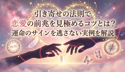 引き寄せの法則で恋愛の前兆を見極めるコツとは？運命のサインを逃さない実例を解説